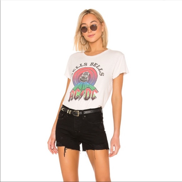 Black Distressed Cutoff Jean Shorts - Picture 2 of 7